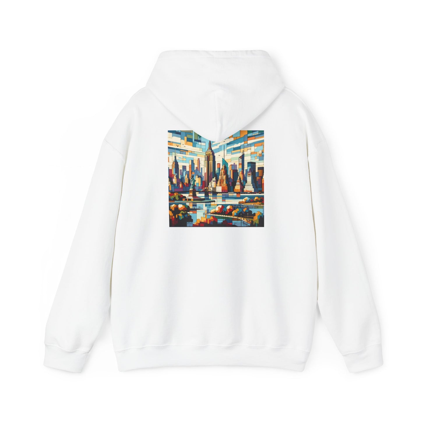 Unisex Heavy Blend AI generated Hooded Sweatshirt