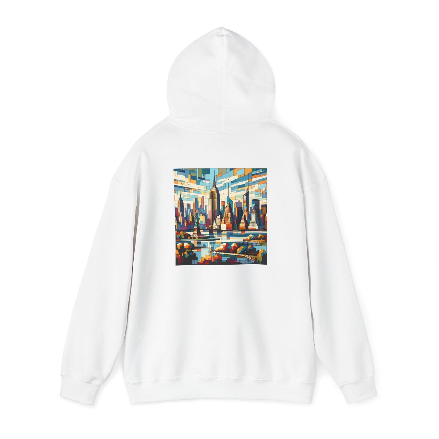 Unisex Heavy Blend AI generated Hooded Sweatshirt